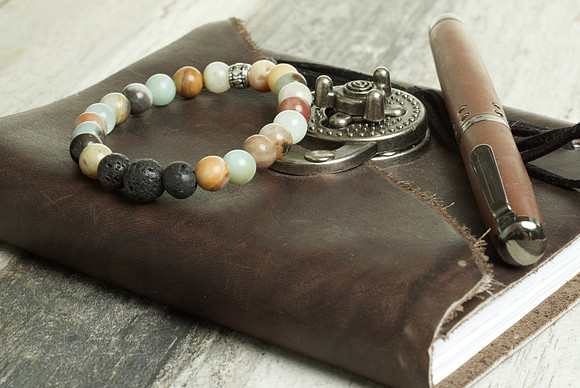 Lava stone bracelets are great for wearing essential oils